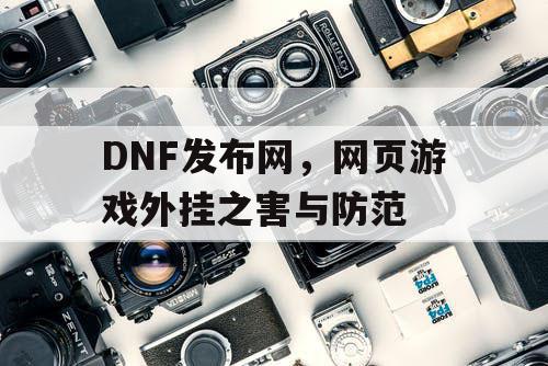 DNF发布网，网页游戏外挂之害与防范